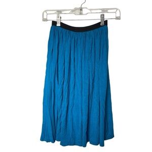 4/$25 Rose Bleu Blue Midi Skirt Girls Size 12 Flowy Elastic Waistband Comfy